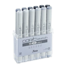 Flomastri COPIC Sketch Cool Grey - set 12 kom