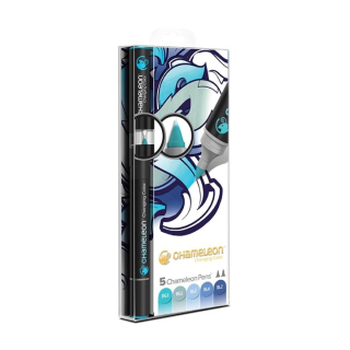 Markerji Chameleon - Blue Tones / set 5 kos.