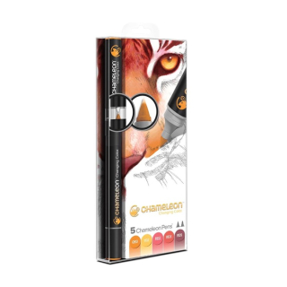 Markerji Chameleon - Warm Tones / set 5 kos.