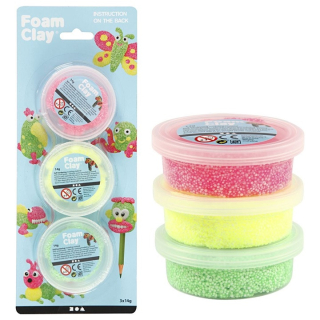 Modelirna masa Foam Clay - neon