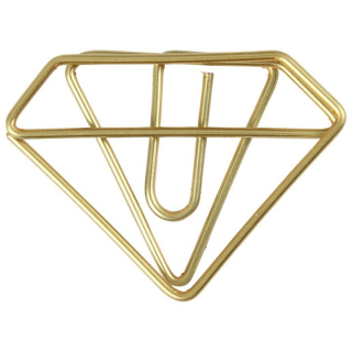 Okrasne sponke v obliki diamanta - 6 kosov