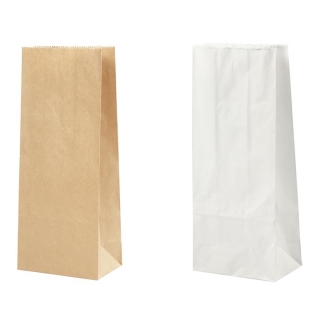 Papirnata vrečka - 100 kosov / različni odtenki