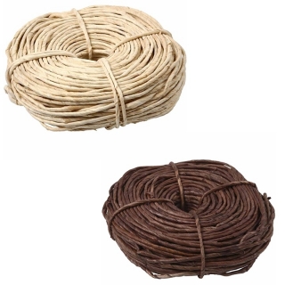 Ročno pletena koruzna vrvica - 1 snop / različne barve
