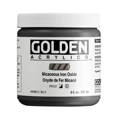 GOLDEN Težka akrilna barva GOLDEN Heavy Body Micaceous Iron Oxide 118 ml | Različne barve