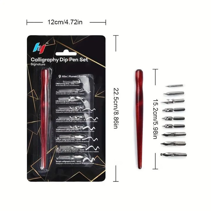 Kaligrafski set 10 kosov