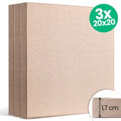Komplet 3 slikarskih platen NATURE ECO