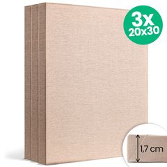 Komplet 3 slikarskih platen NATURE ECO