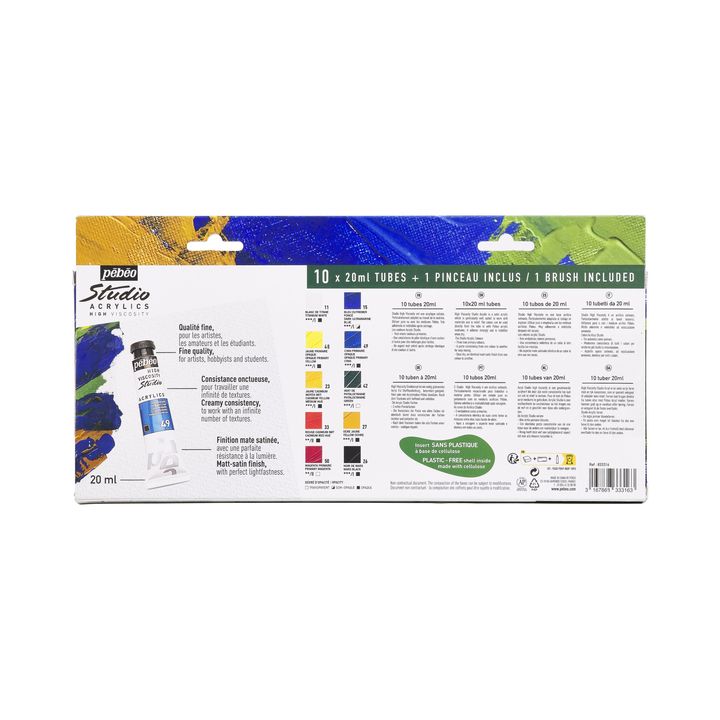 Komplet akrilnih barv Pebeo Studio