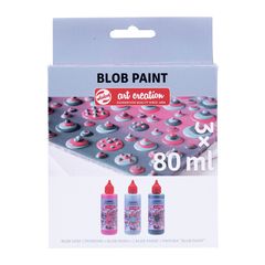 Kreativni set Art Creation Blob Paint roza 3 x 80 ml