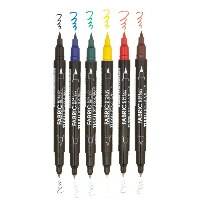 Marvy 122-S Tekstilni marker | Različni odtenki