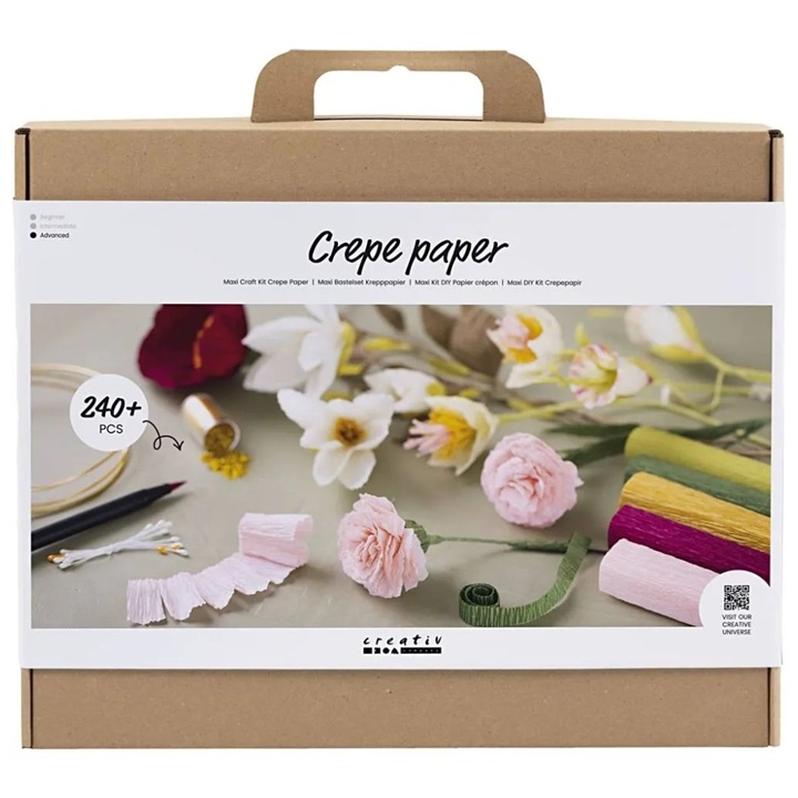 Maxi Creative Set | Cvetovi iz krep papirja