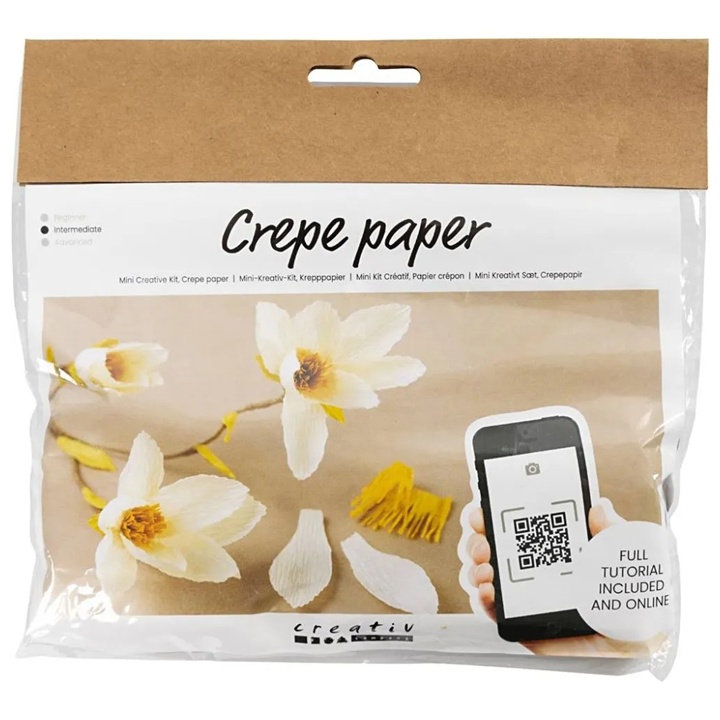 Mini ustvarjalni set | Papir Crepe Magnolija Twig