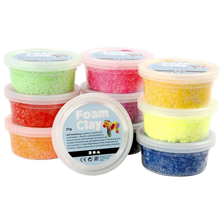 Modelirna masa Foam Clay 10 x 35 g - set