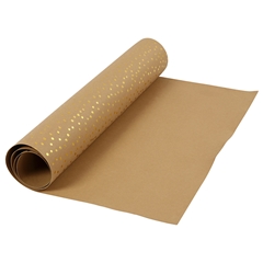 Papir iz umetnega usnja - golden dots