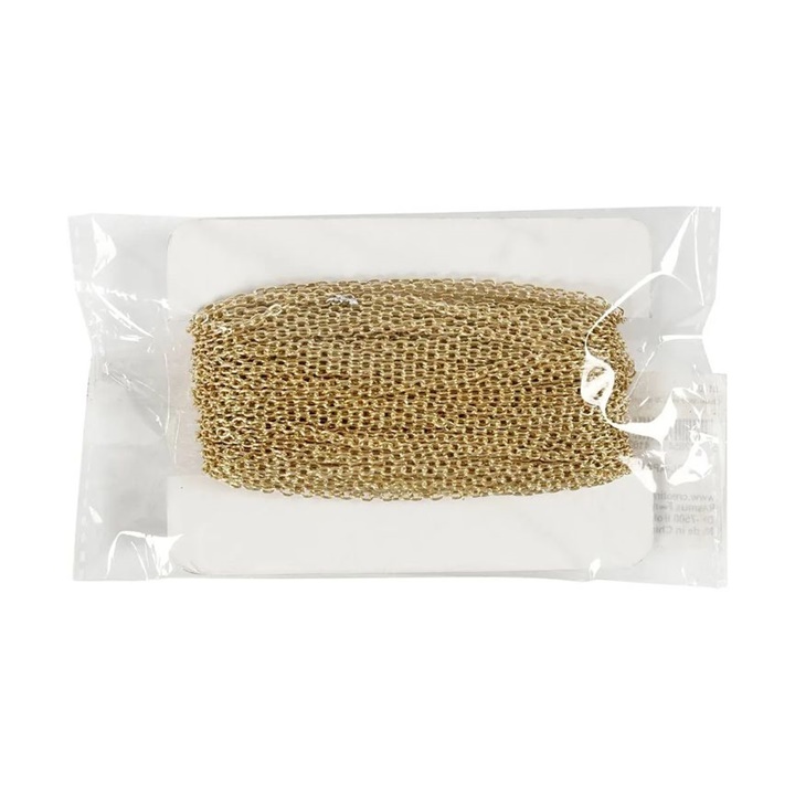 Pozlačena nakitna veriga 2 mm x 20 m