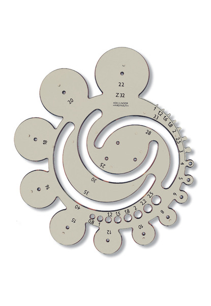 Šablona za radius 32