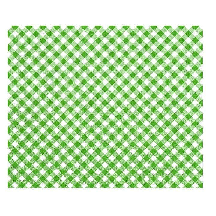 Servieta za decoupage - Zeleno beli kvadratki - 1 kom