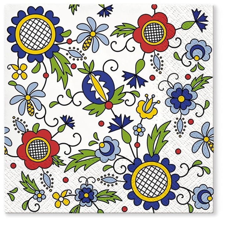 Serviete za decoupage Kashubian Style - 1 kos