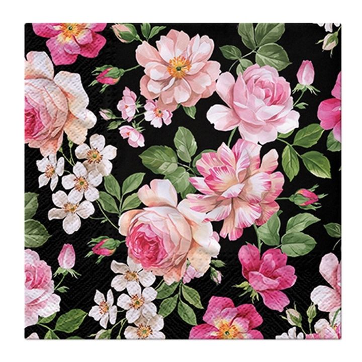 Serviete za decoupage Roses Glory Black - 1 kos