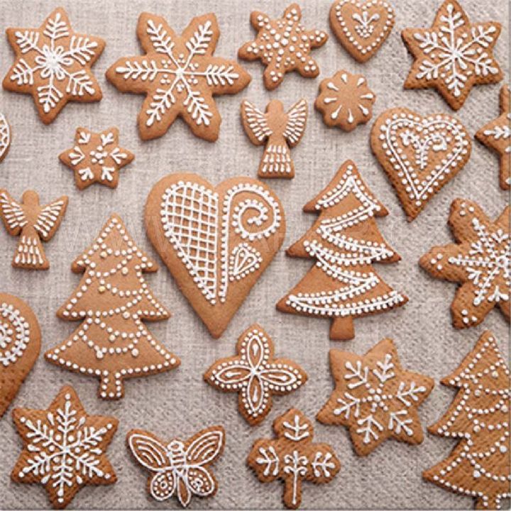 Serviete za decoupage Sweet Gingerbreads - 1 kos