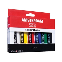 Set akrilnih barv AMSTERDAM Standard Series 6 x 20 ml