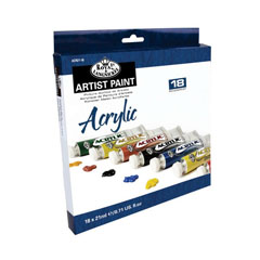 Set akrilnih barv Royal & Langnickel - 18x21 ml
