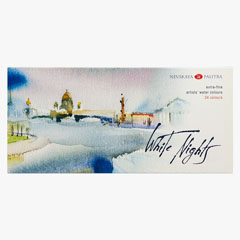 Set profesionalnih akvarelov White Nights - 24x2.5ml