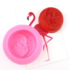 Silikonski kalup za vlivanje - Sonce in luna