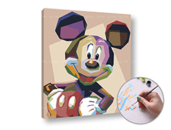 Slikanje po številkah MICKEY MOUSE | nizka težavnost