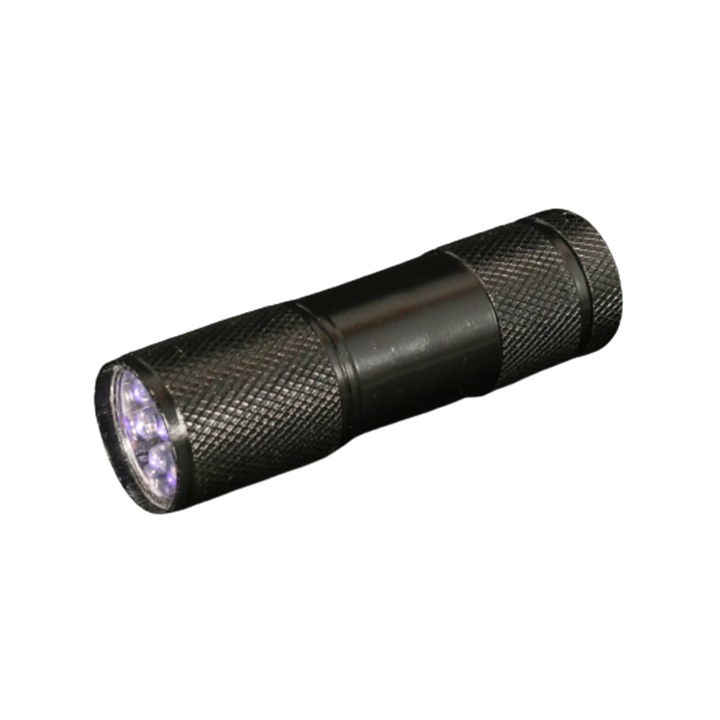 UV žepna svetilka z 9 LED diodami